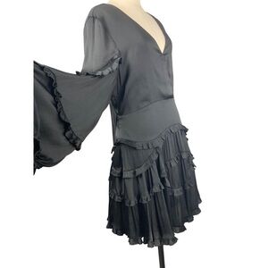 DB Studio dress ruffles everywhere fun & flirty large